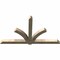 Ekena Millwork Redmond Rough Sawn Timber Gable Bracket, Douglas Fir, 108"W x 63"H x 6"D x 6"F, 14/12 Pitch GBW108X63X0606RED00RDF - alternate 3